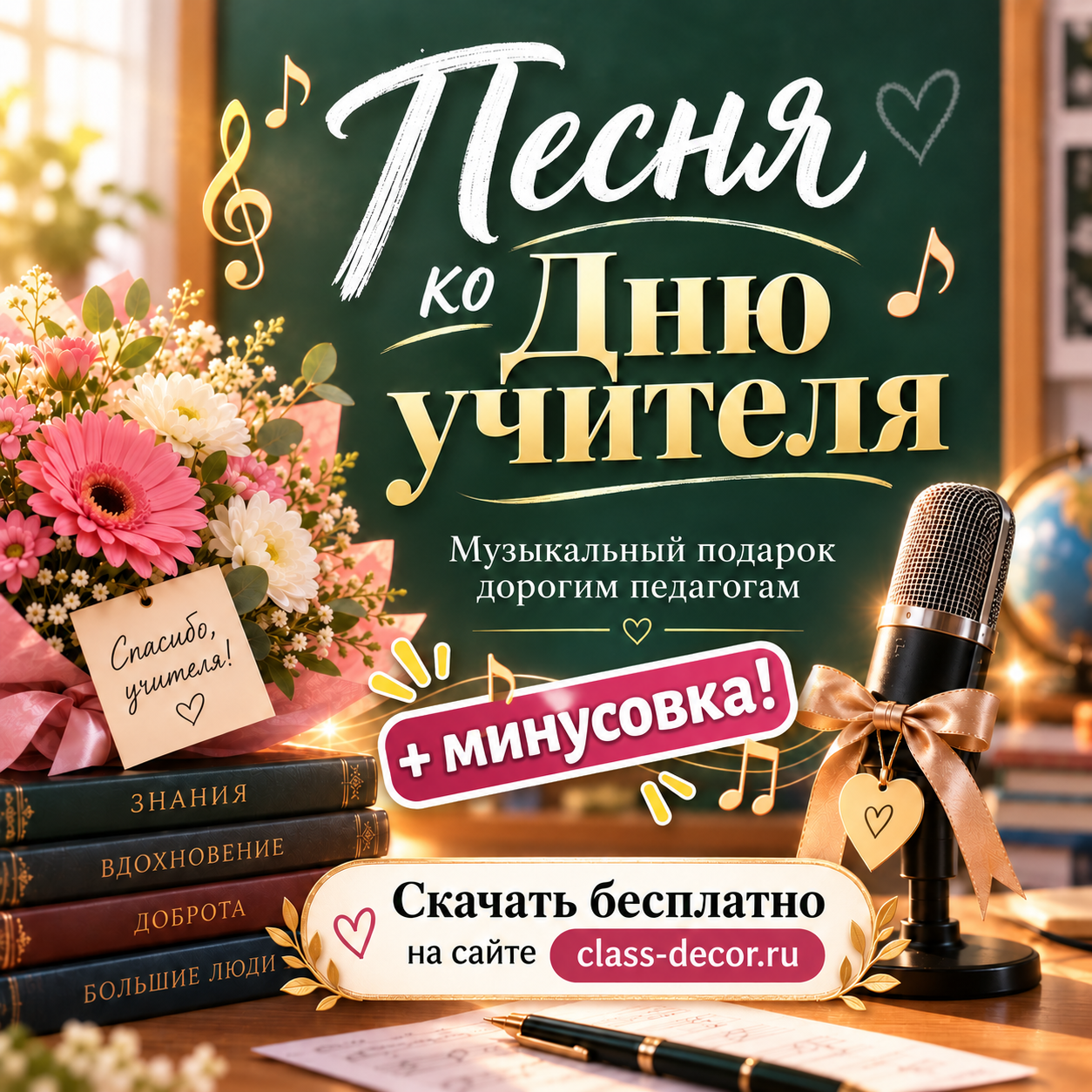 Песня ко Дню учителя 5 октября — скачать бесплатно