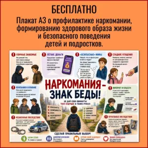 Оформление «Наркомания – знак беды!». Плакаты по профилактике наркомании.