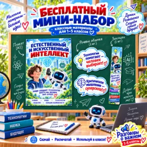 Бесплатное оформление «Естественный и искусственный интеллект», Разговоры о важном.