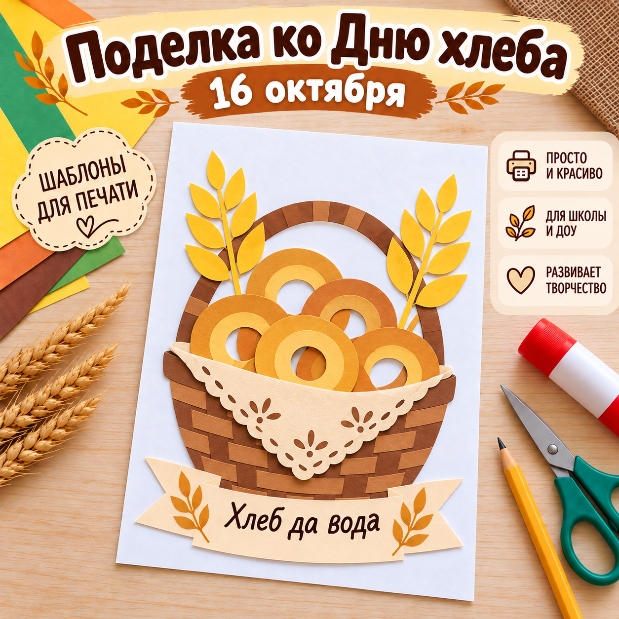 Поделка ко Дню хлеба, 16 октября — изображение 2