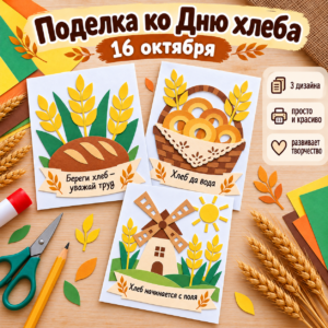 Поделка ко Дню хлеба, 16 октября