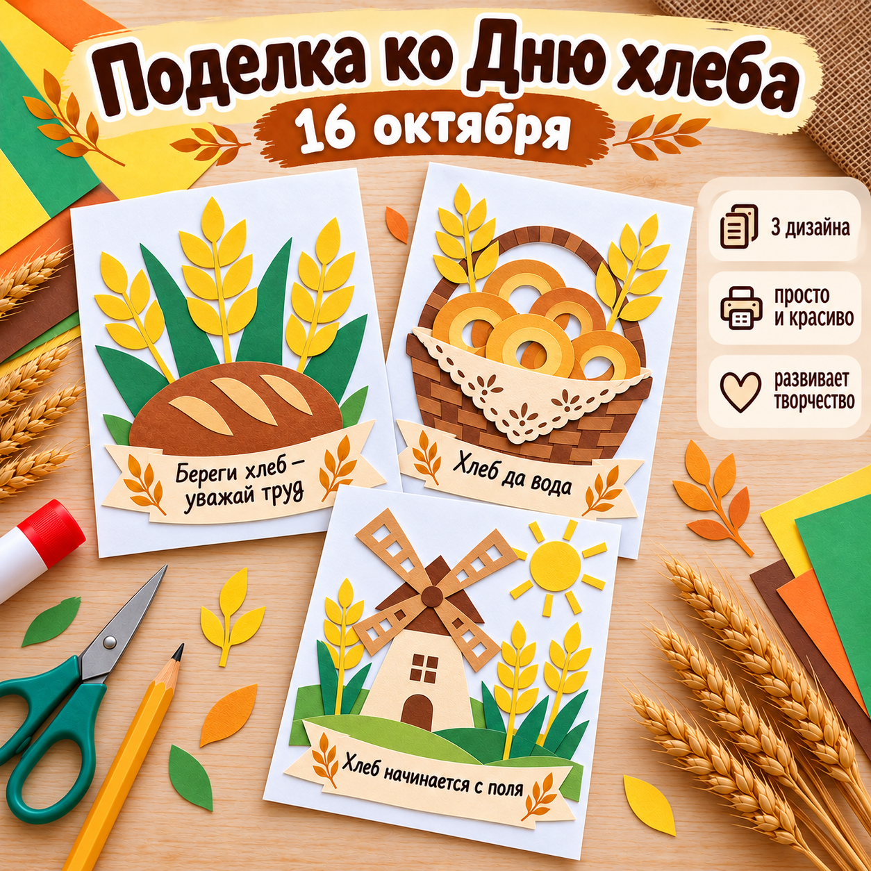 Поделка ко Дню хлеба, 16 октября